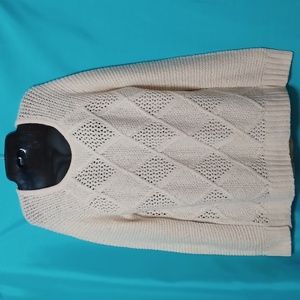 American Eagle Beige Wool Blend Knitted Sweater. Size M